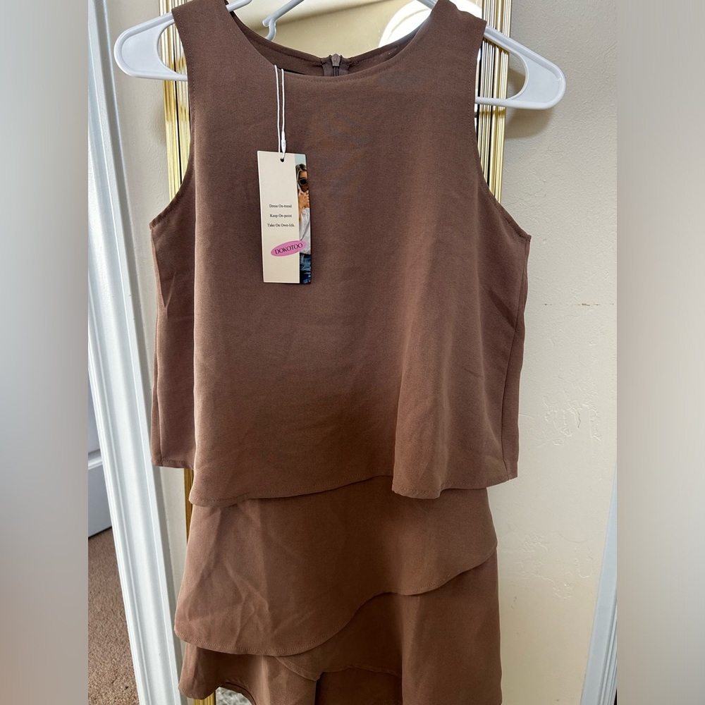 Small brown classy romper